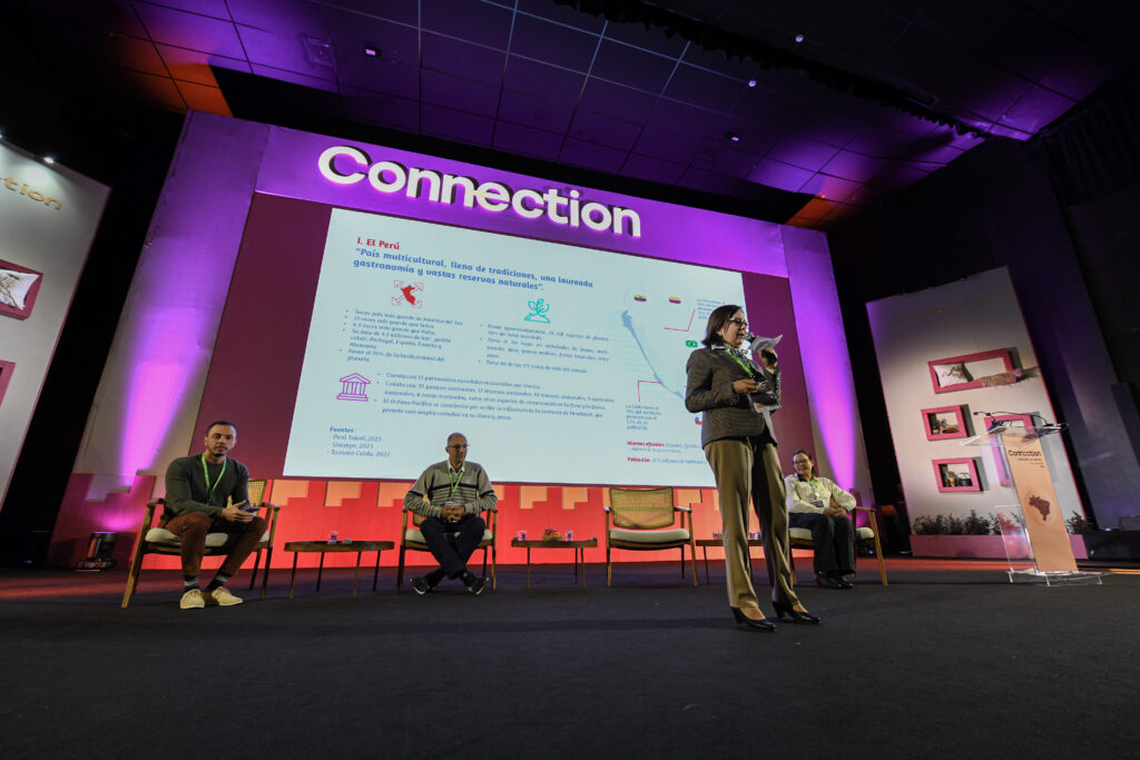 Palestra do evento Connection Terroirs do Brasil no Palácio dos Festivais, em Gramado. 