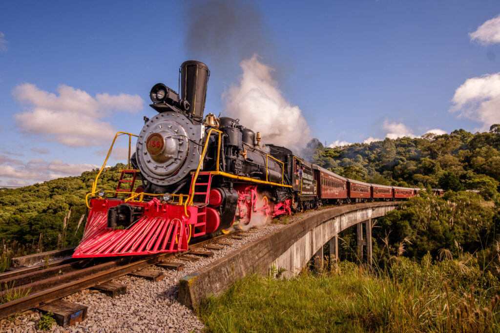 Maria Fumaça - Trem do Vinho, em Bento Gonçalves.