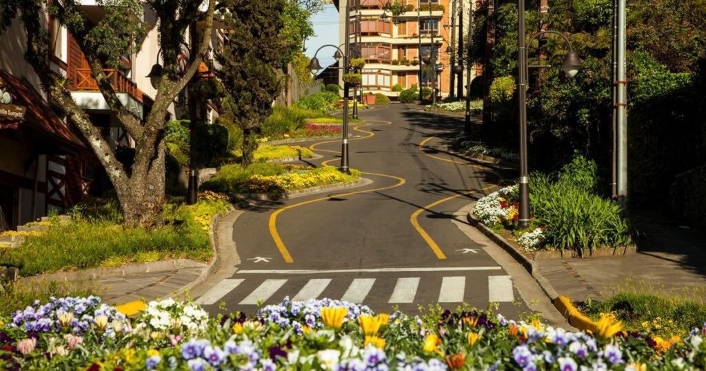 Rua Torta, em Gramado