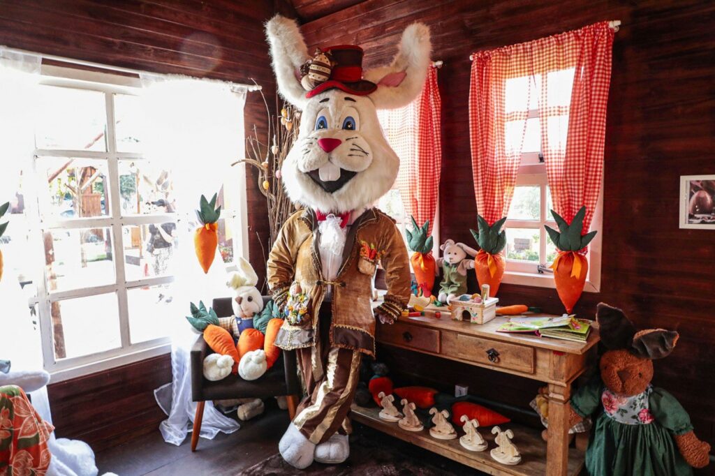 Casa do Pascoalino, na Praça das Etnias, em Gramado.